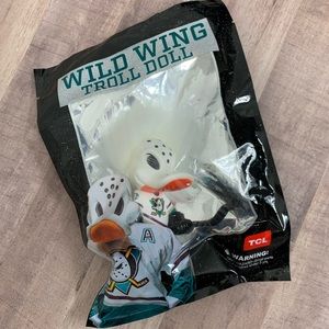 🦆SOLD🦆 NEW NHL Anaheim Ducks Wild Wing Troll Doll